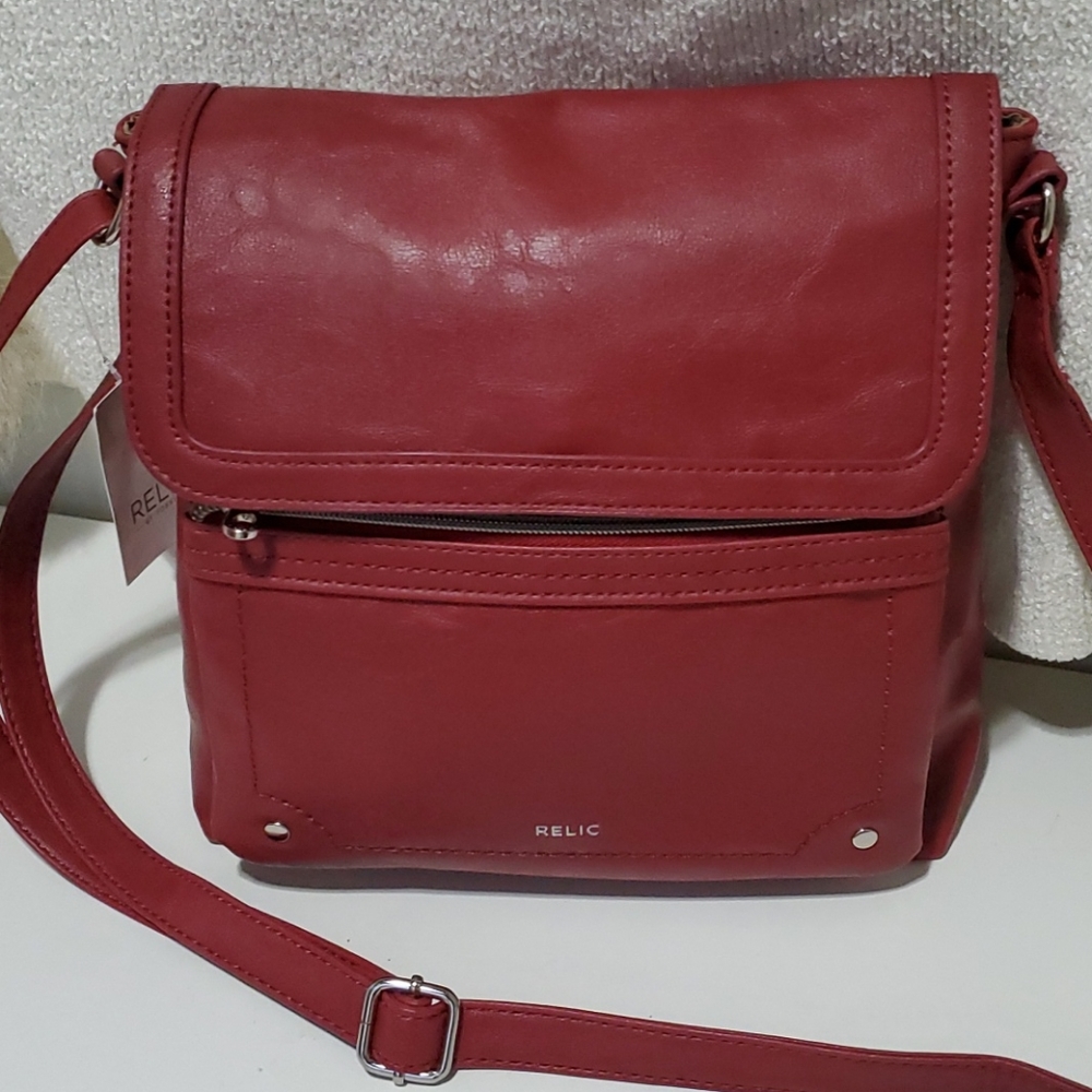 RELIC by FOSSIL red crossbody bag ELVIE